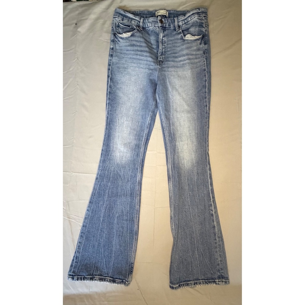 BKE Parker Bootcut Jeans Womens 33x34 Blue High Rise Universal Flare Cowgirl